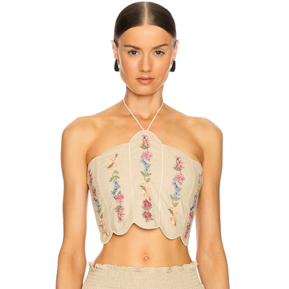 Agua Bendita Tops - Agua Bendita Serenity Halter Top